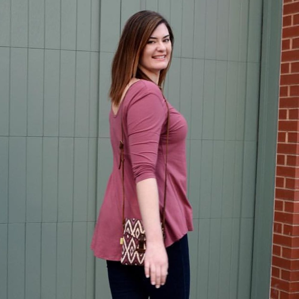 Elegantees Haley Tunic in Marsala